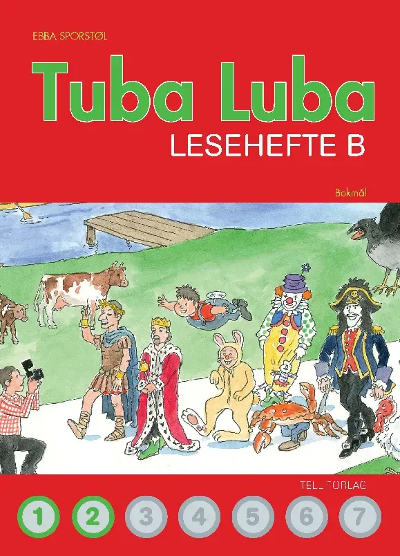 Tell Forlag Tuba Luba 1-2 Lesehefte B hefte bokmål