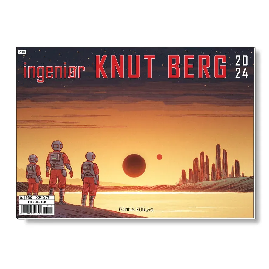 Fonna Forlag Ingeniør Knut Berg 2024 tegneseriehefte heftet