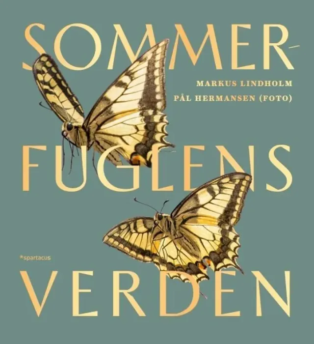 Spartacus Sommerfuglens verden bok innbundet naturbok