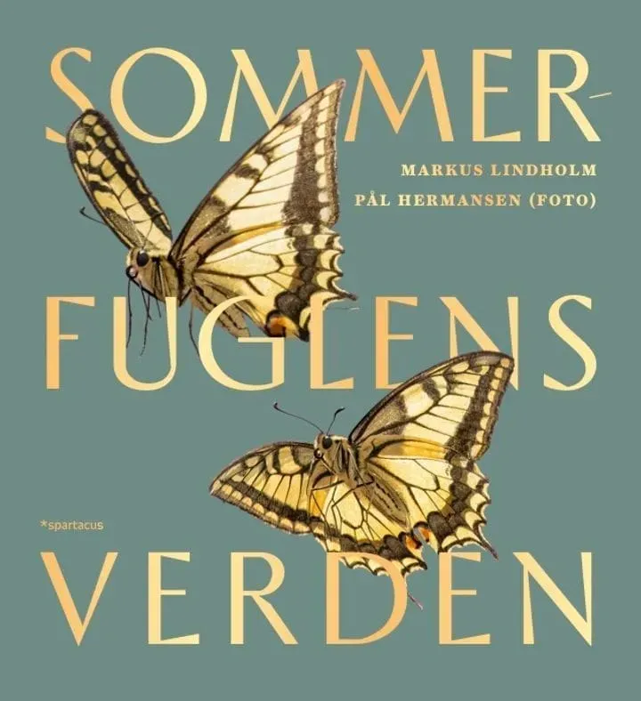 Spartacus Sommerfuglens verden bok innbundet naturbok