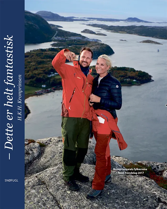 Snøfugl Forlag Kronprinsparets fylkesreise bok på norsk