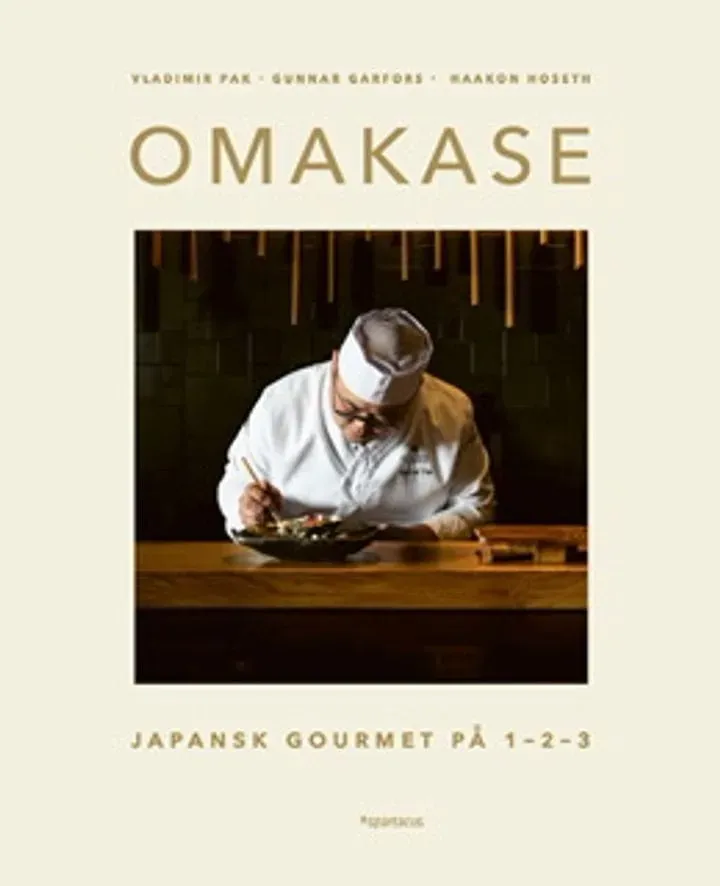 Spartacus Omakase bok på norsk sushi kokebok