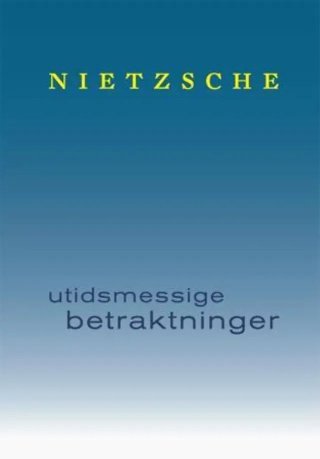 Spartacus Utidsmessige betraktninger bok Nietzsche