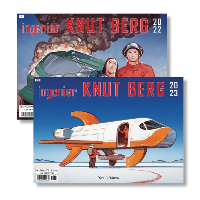 Fonna Forlag Ingeniør Knut Berg 2023 + 2022 hefte 2-pakning på norsk