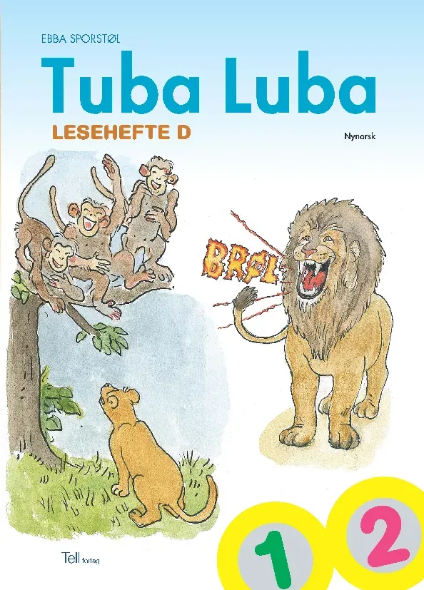 Tell Forlag Tuba Luba 1-2 lesehefte D forenklet tekst