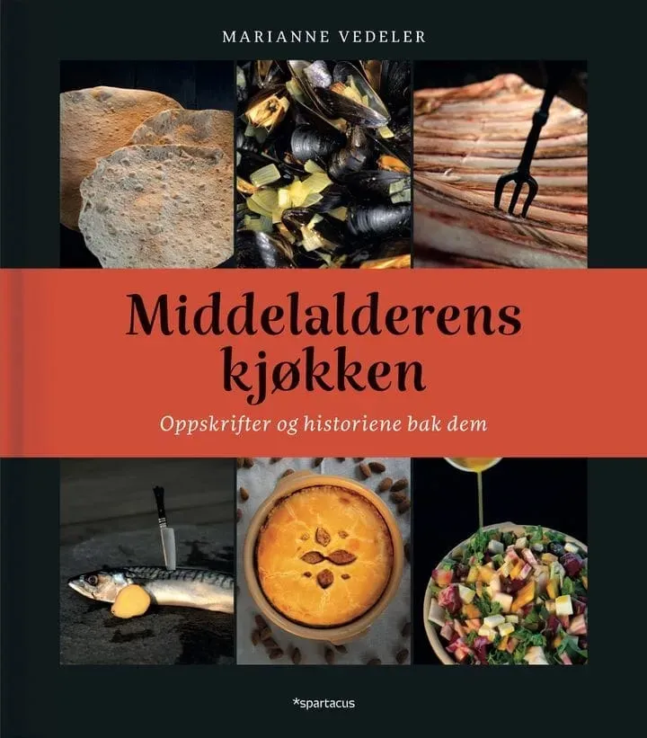 Spartacus Middelalderens kjøkken bok innbundet oppskrifter