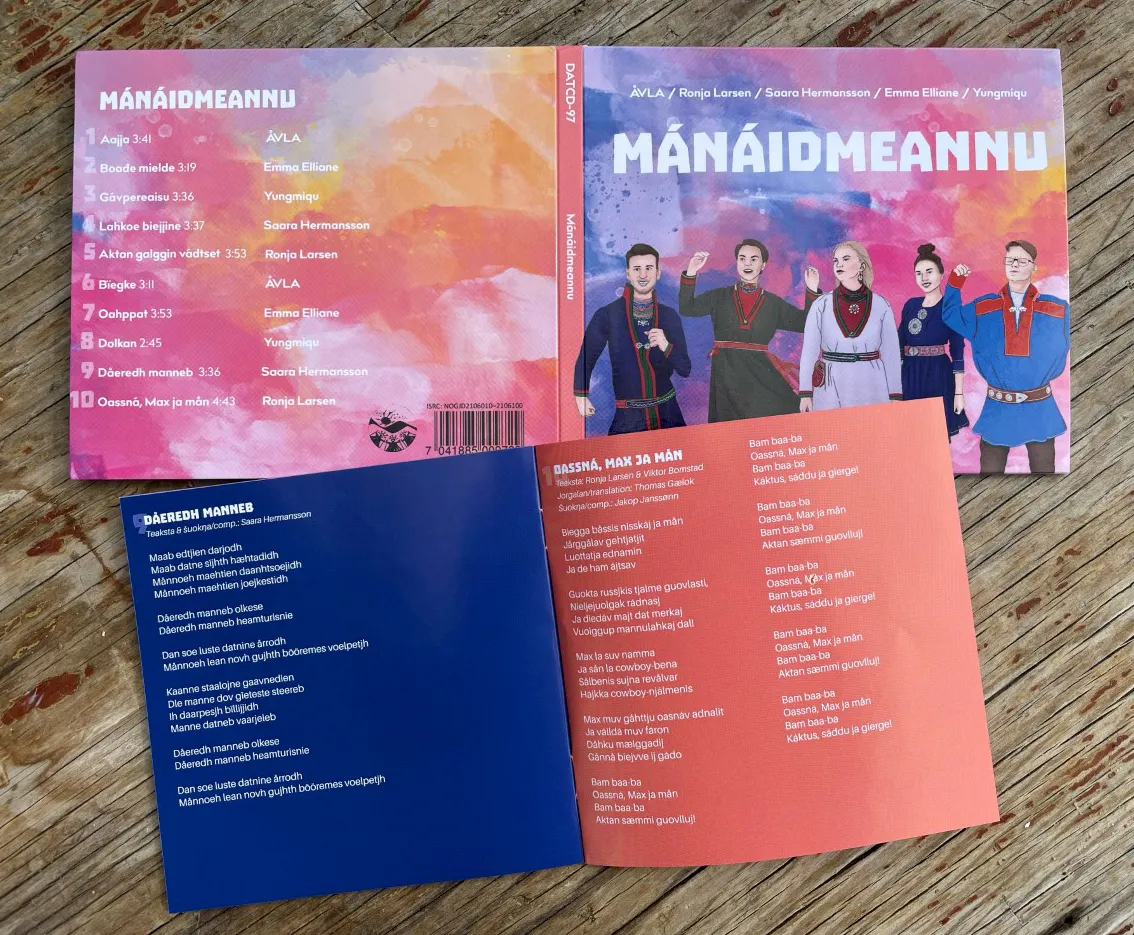 Dat Mánáidmeannu CD samiske barnesanger