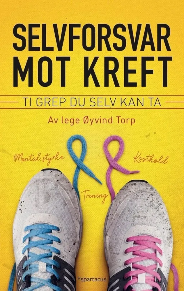 Spartacus Selvforsvar mot kreft bok på norsk