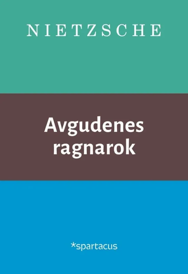 Spartacus Avgudenes ragnarok bok heftet på norsk