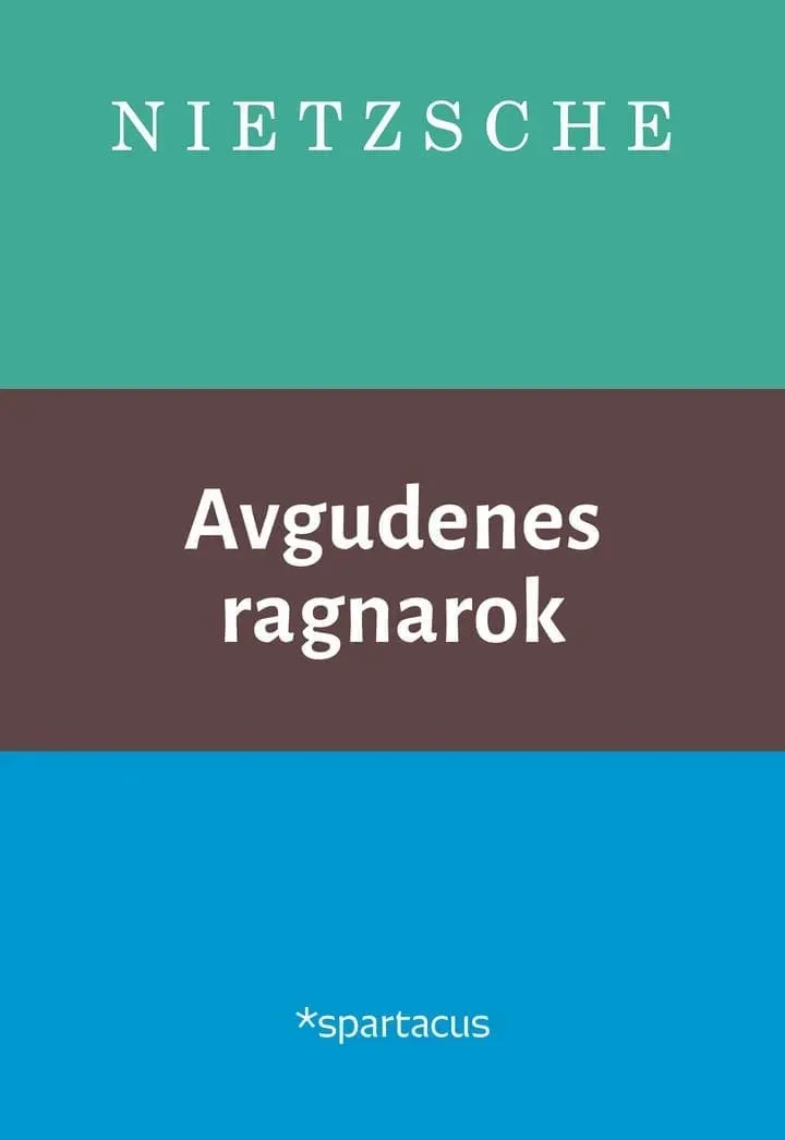 Spartacus Avgudenes ragnarok bok heftet på norsk
