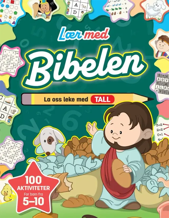 Lær med Bibelen La oss leke med TALL aktivitetsbok
