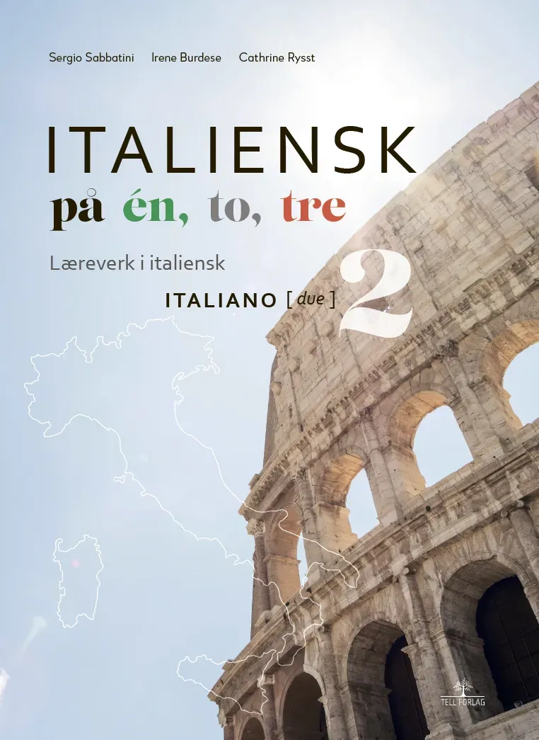 Tell Forlag Italiensk på 1,2,3 Italiano Due lærebok