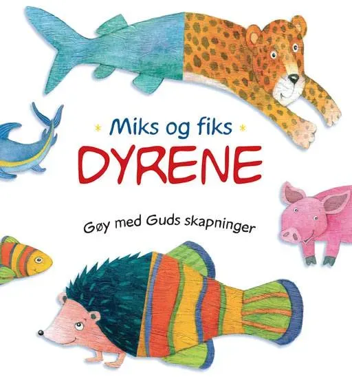 Proklamedia Miks og fiks dyrene barnebok 0-3 år
