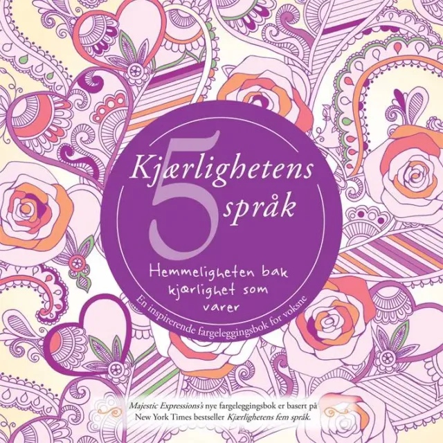 Proklamedia Kjærlighetens fem språk fargeleggingsbok