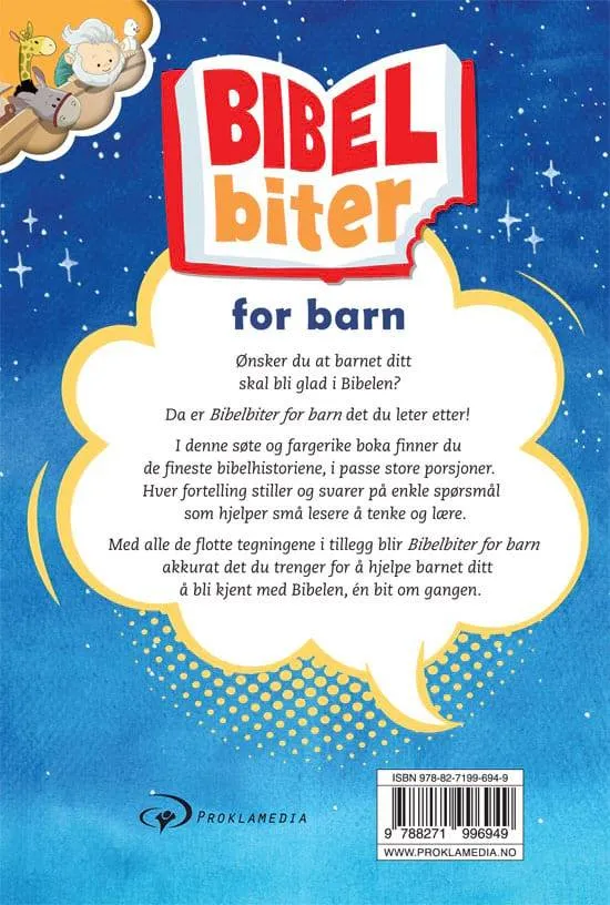 Proklamedia Bibelbiter for barn barnebok 4-10 år